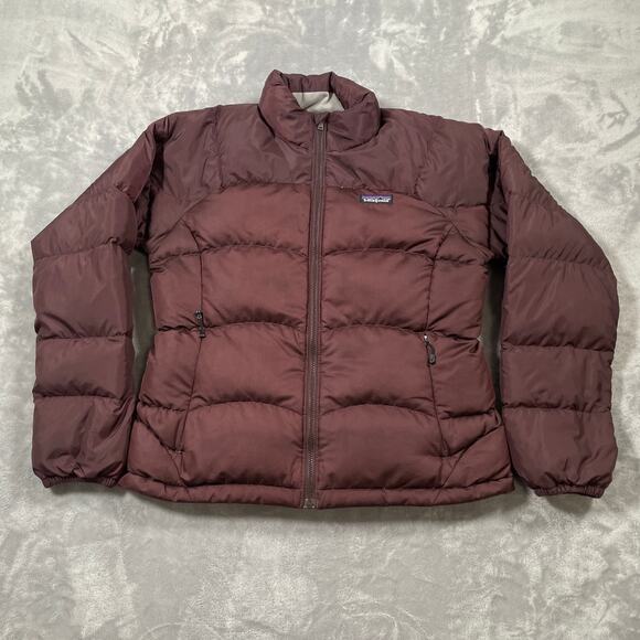 Patagonia Fitz Roy Jacket Womens Small Goose Down Quilted Outdoor Puffer Hiking - Picture 13 of 13